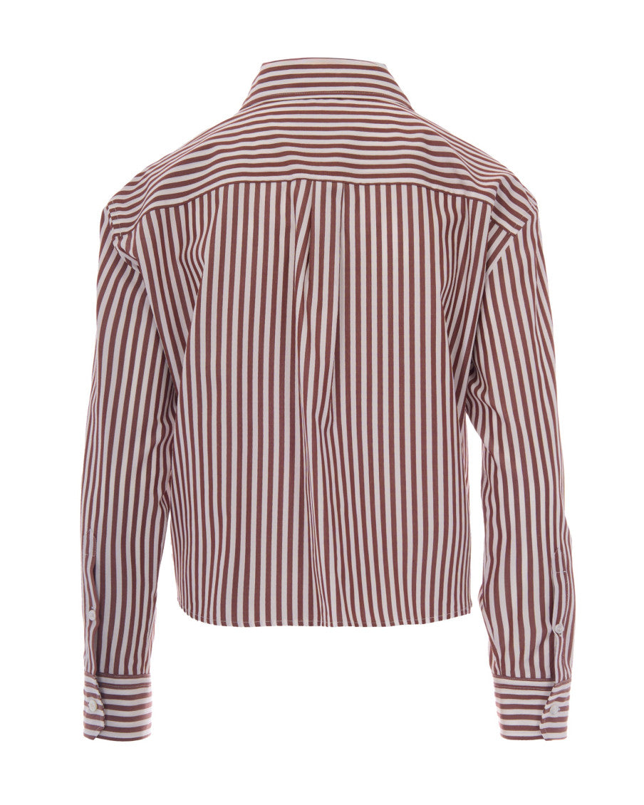 Red Regular Stripes Shirt 2