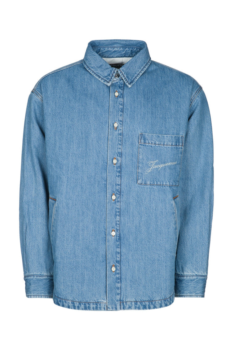 Blue Relaxed Overshirt 1