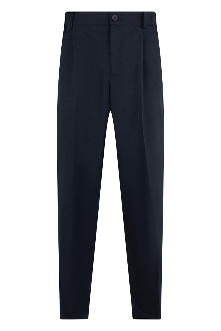 Dark Navy Tapered Pants 1