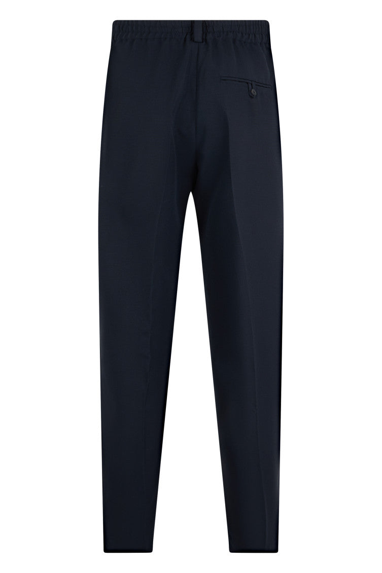 Dark Navy Tapered Pants 2