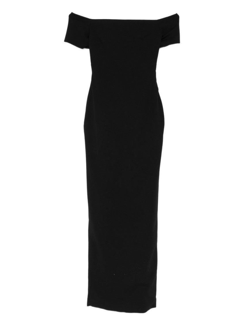 Black Off-Shoulder Maxi Dress 1