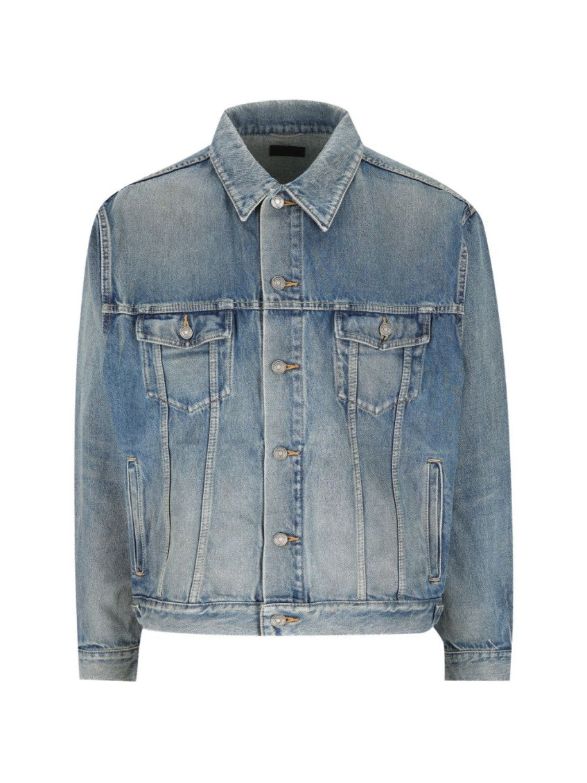 Blue Shirt Collar Jacket 1