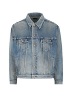 Blue Shirt Collar Jacket 1
