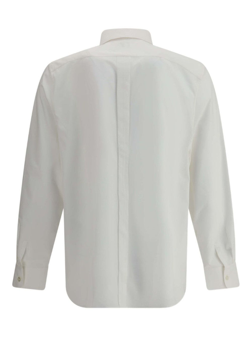 White Regular Solid Shirt 2