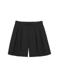 Black Solid Shorts 1
