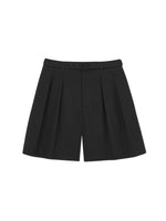 Black Solid Shorts 1