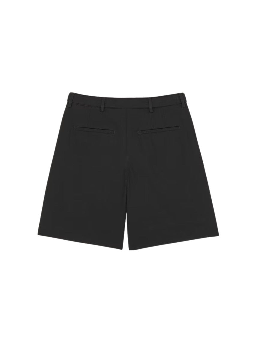 Black Solid Shorts 2