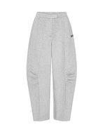 Grey Relaxed Flat Front Pants 1