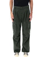 Green Relaxed Cargo Pants 1