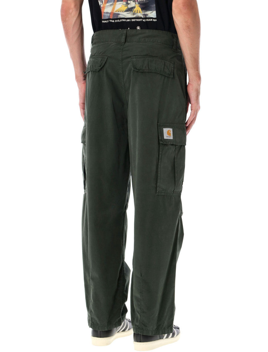 Green Relaxed Cargo Pants 2