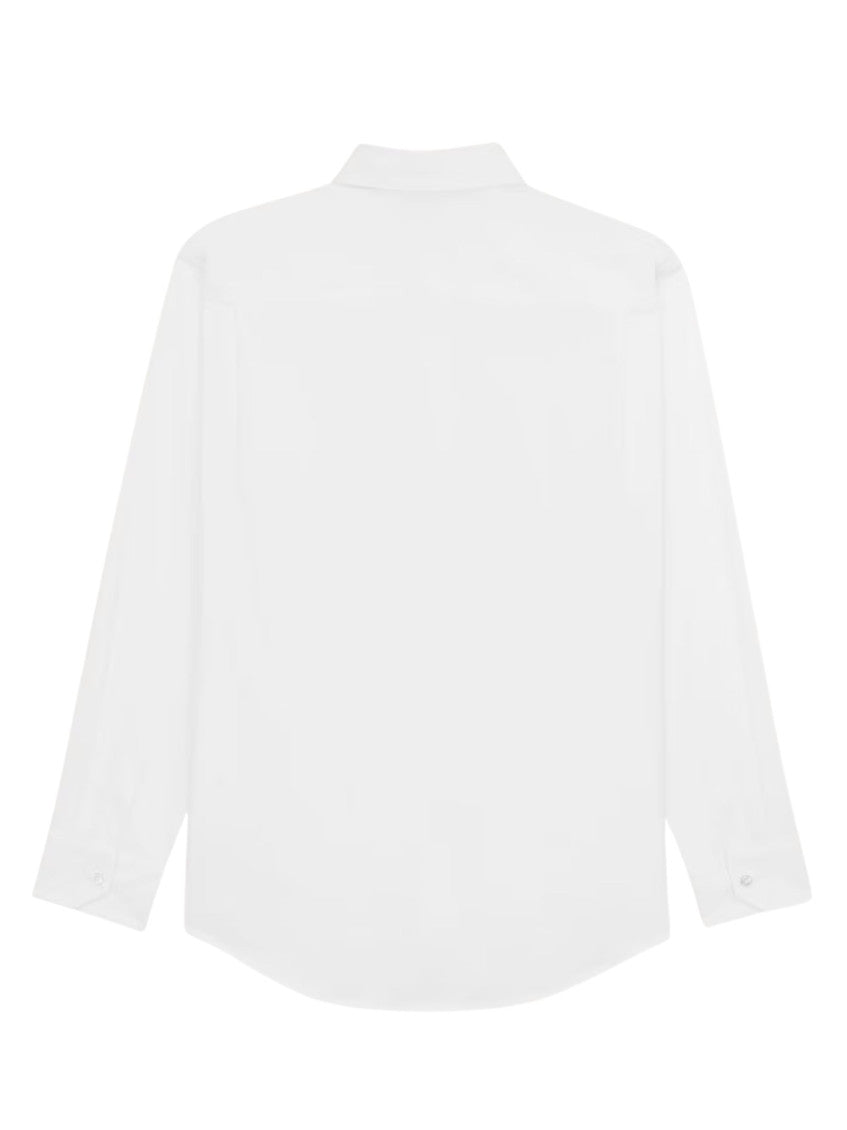 White Regular Solid Shirt 2