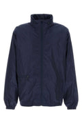 Navy Blue Solid Jacket 1