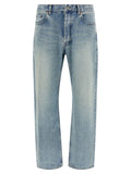 Light Blue Mid Rise Jeans 1