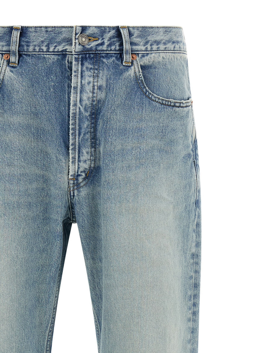 Light Blue Mid Rise Jeans 3