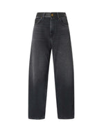 Black Relaxed High Rise Jeans 1