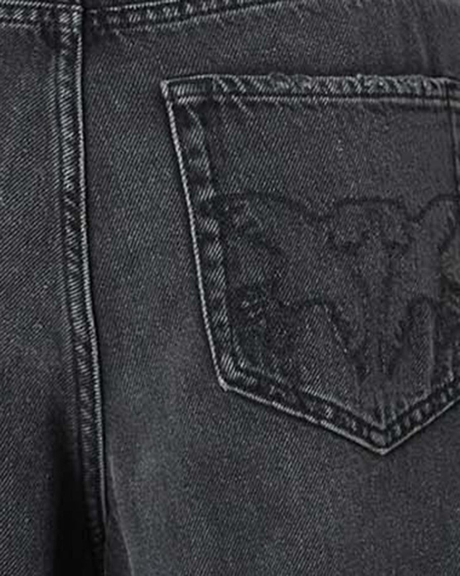 Black Relaxed High Rise Jeans 3