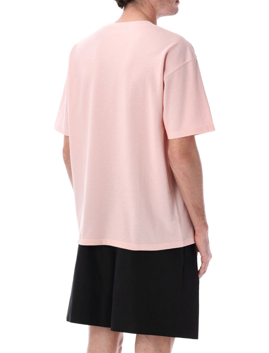Pink Crew Neck T-Shirt 2