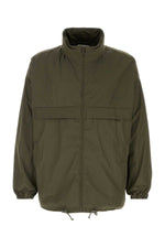 Khaki Mock Collar Jacket 1