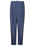 Navy Blue Pleated Pants 1