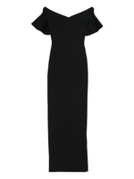 Black Off-shoulder Maxi Dress 1