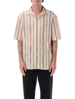 Beige Relaxed Stripes Shirt 1