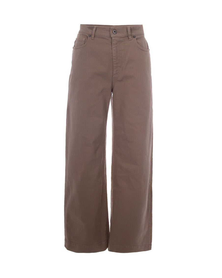 Light Brown Straight High Rise Jeans 1