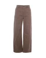 Light Brown Straight High Rise Jeans 1