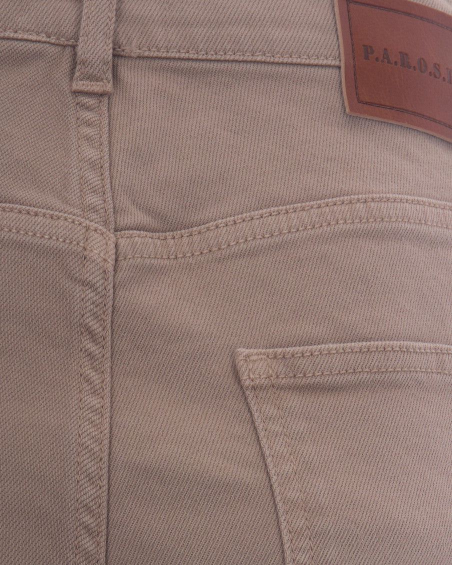 Light Brown Straight High Rise Jeans 3