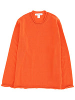 Orange Crew Neck Sweater 1