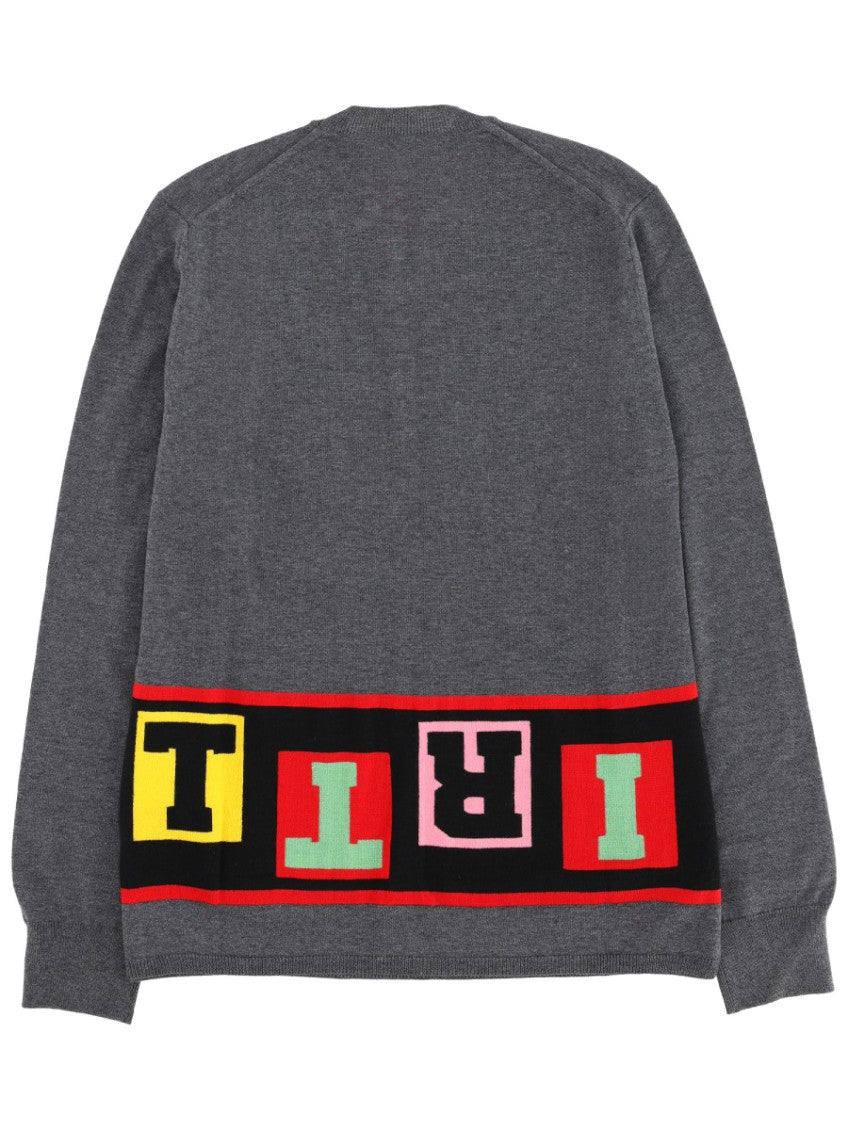 Grey Crew Neck Sweater 2