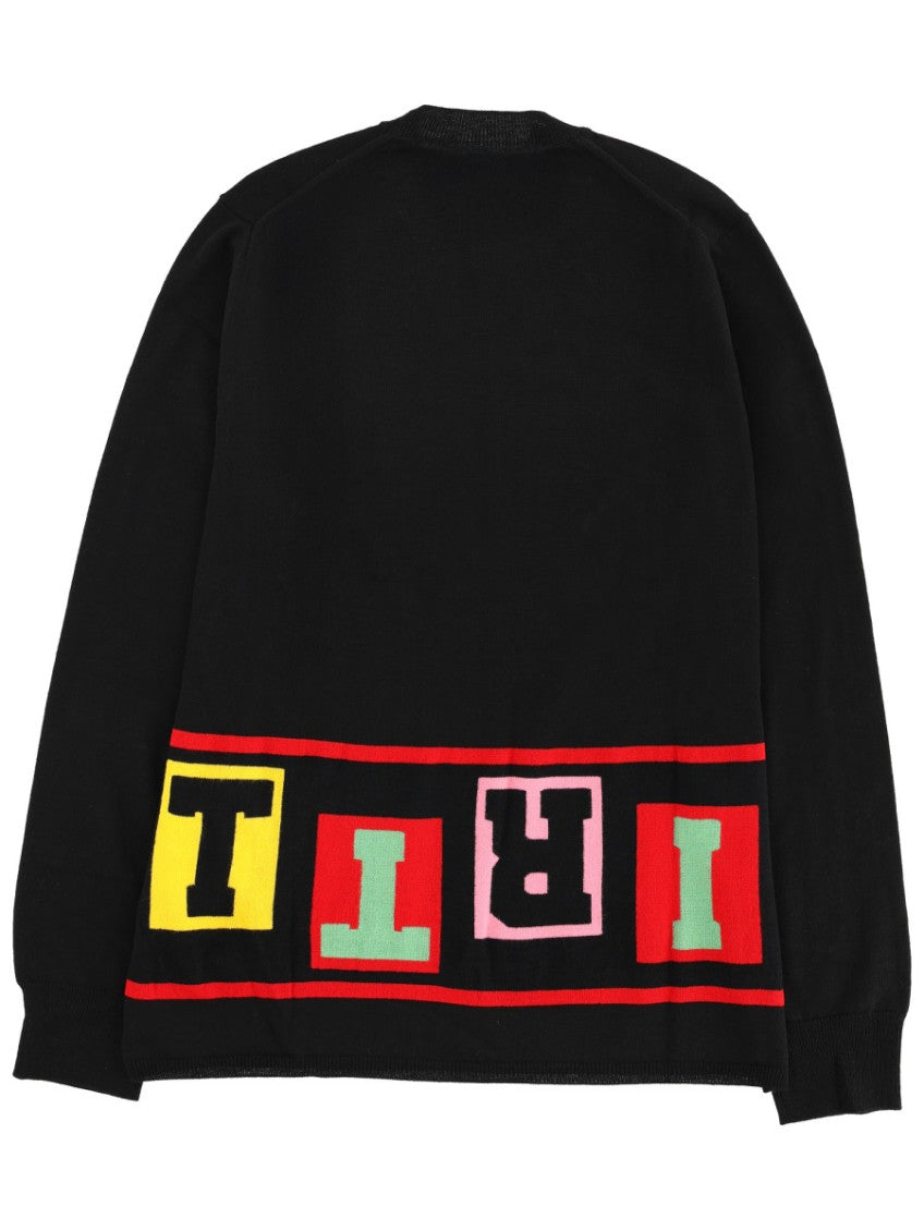 Black Crew Neck Sweater 2