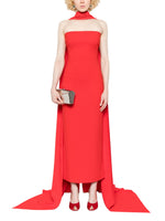 Red Martine maxi dress 1