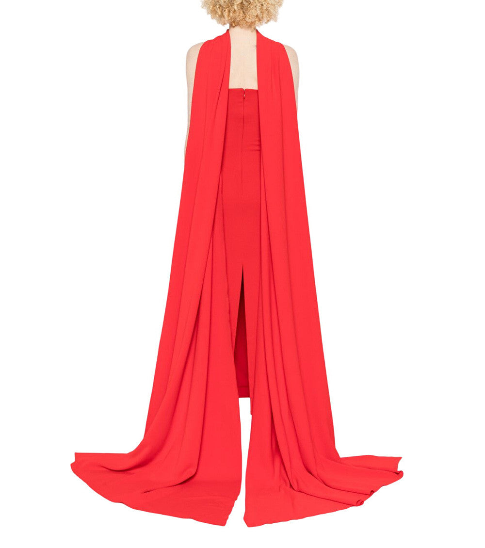 Red Martine maxi dress 4