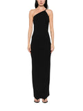Black One-Shoulder Maxi Dress 1