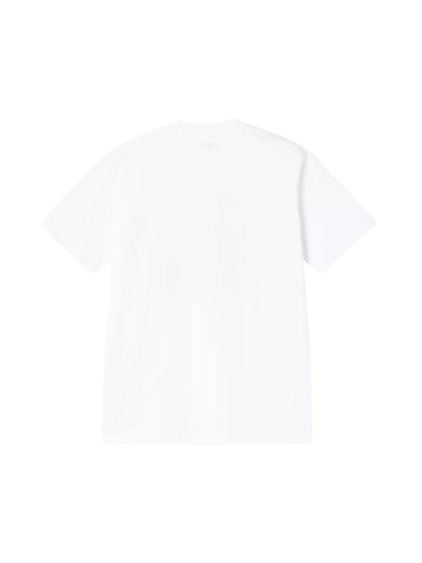 White Crew Neck T-Shirt 2