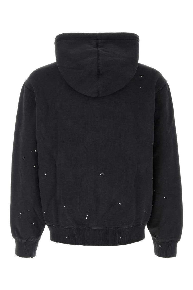 Black Relaxed Logo Hoodie 2