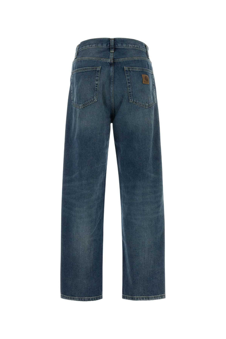 Blue Mid Rise Jeans 2