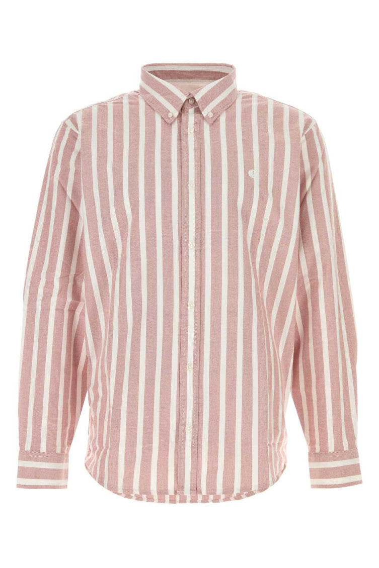 Red Regular Stripes Shirt 1