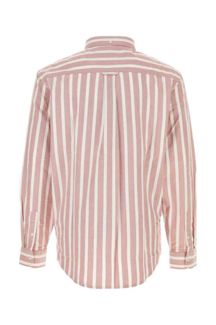 Red Regular Stripes Shirt 2