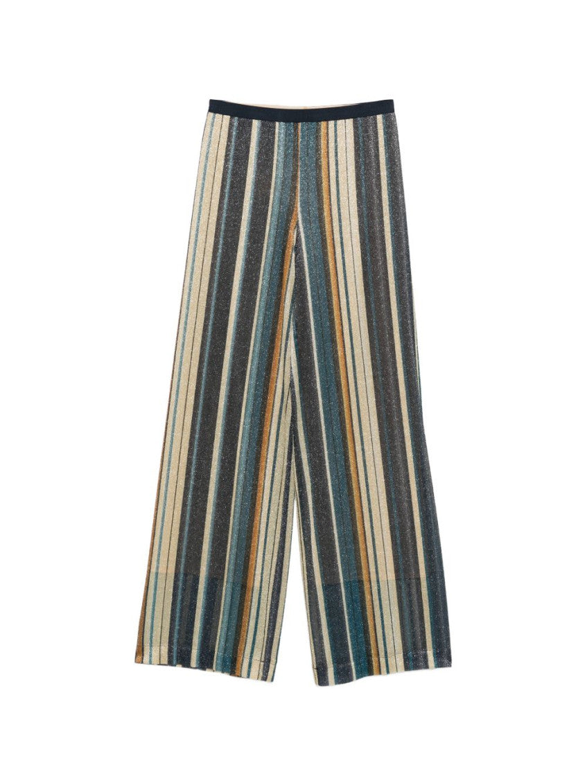 Multicolor Relaxed Pleated Pant 1