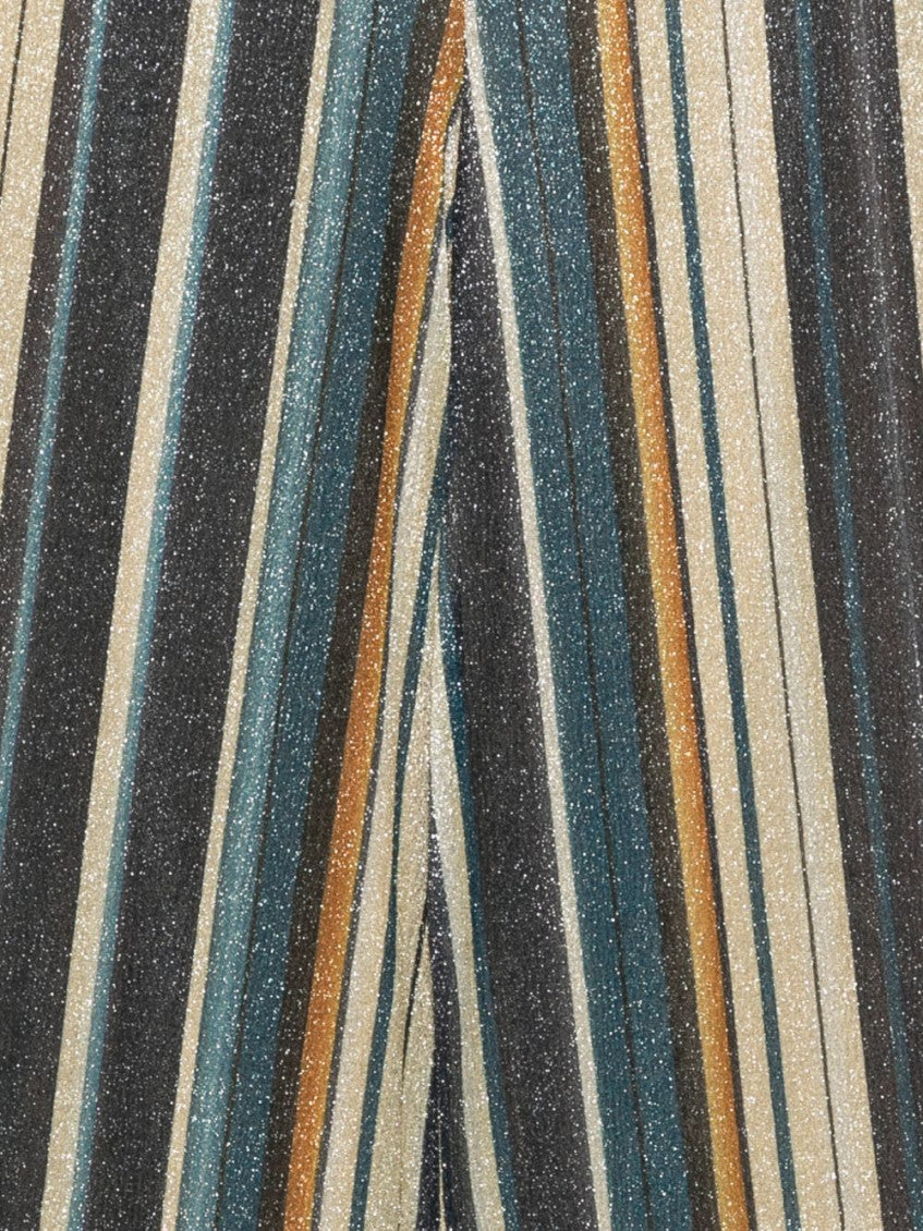 Multicolor Relaxed Pleated Pant 3