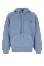 Blue Relaxed Logo Hoodie 1