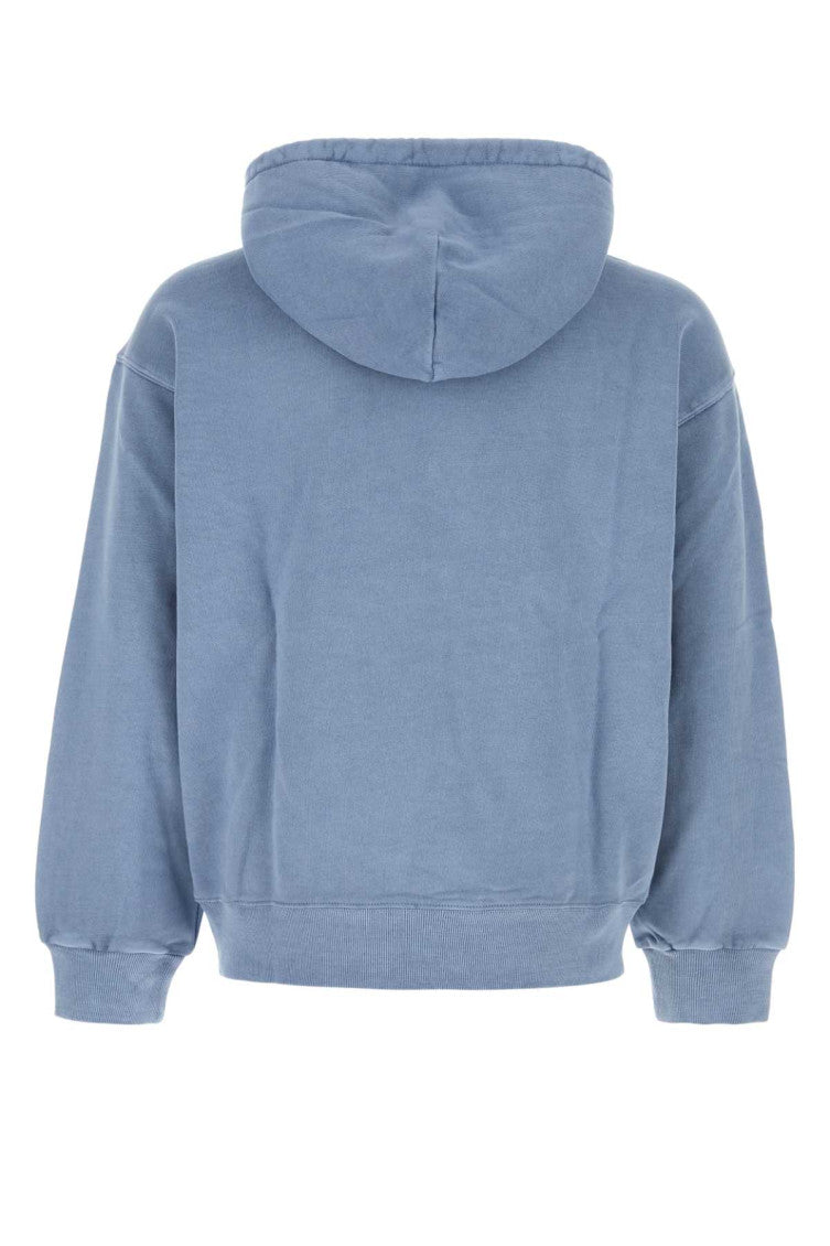Blue Relaxed Logo Hoodie 2