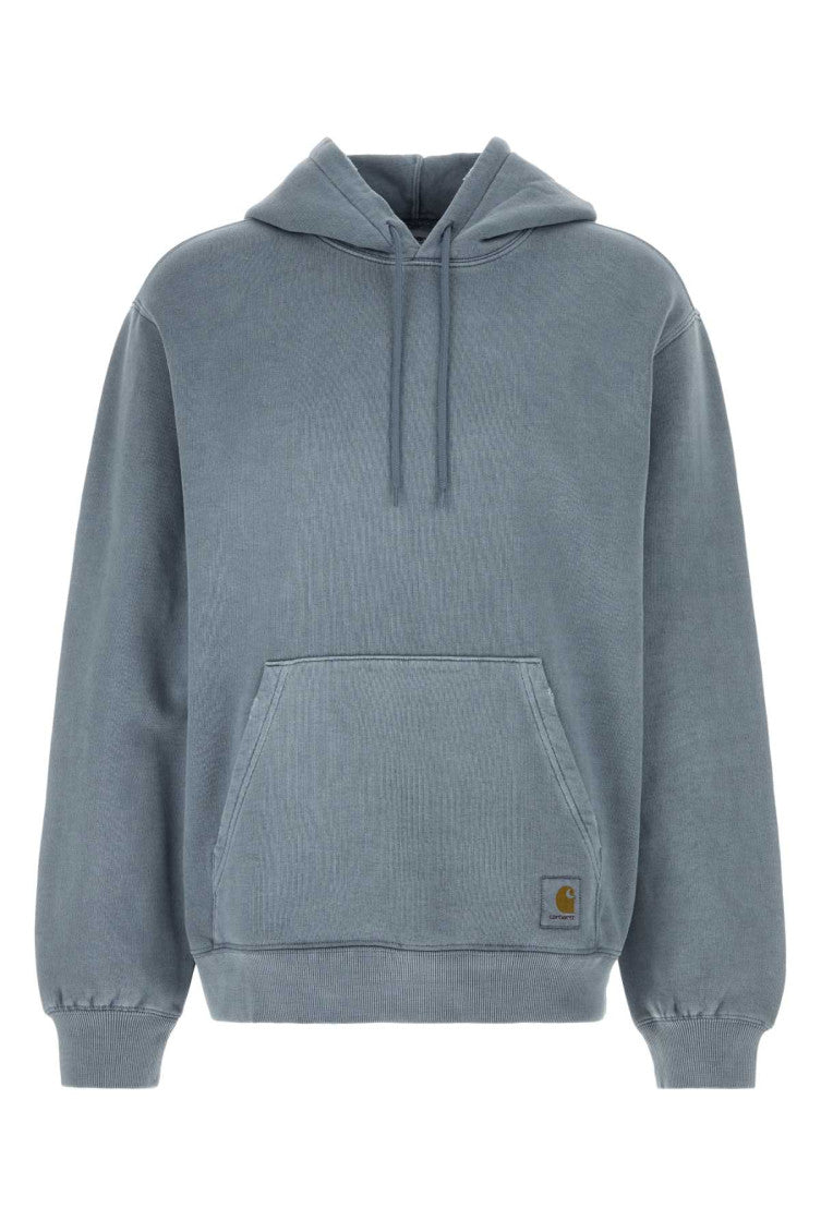Blue Relaxed Logo Hoodie 1