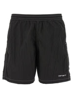 Black Logo Swim Shorts 1