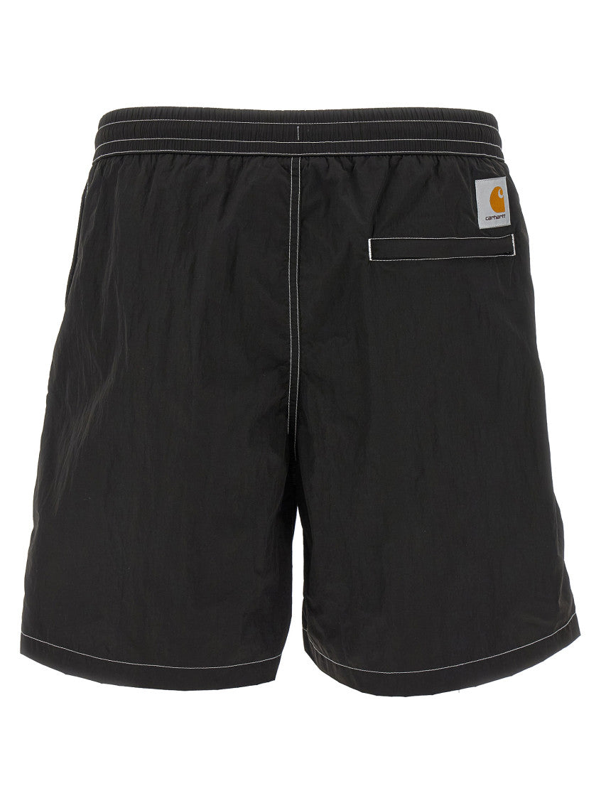 Black Logo Swim Shorts 2