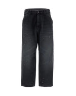 Black Tapered Jeans 1