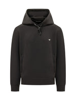 Black Logo Regular Hoodie 1