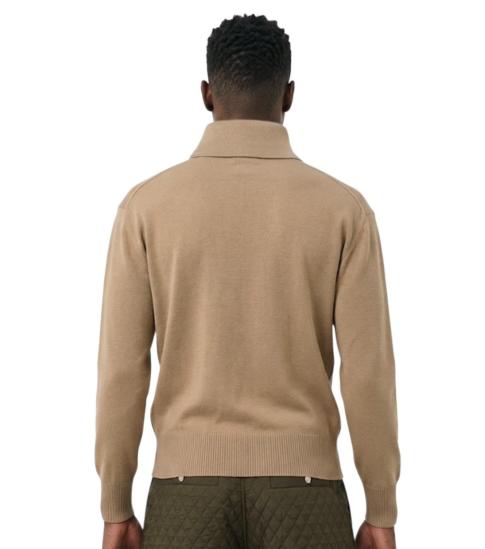 Beige Turtle Neck Sweater 2