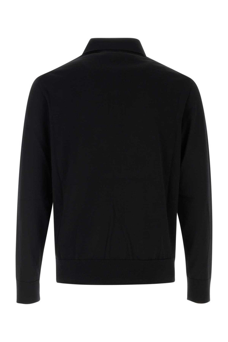 Black Full Sleeves Polo 2